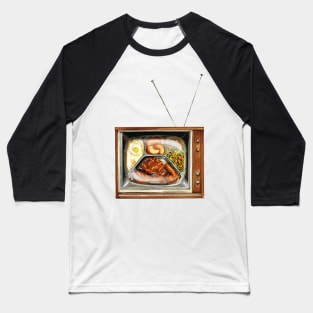 TV Dinner Baseball T-Shirt